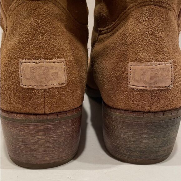 UGG light brown Suede Ankle Boots - Picture 4 of 9
